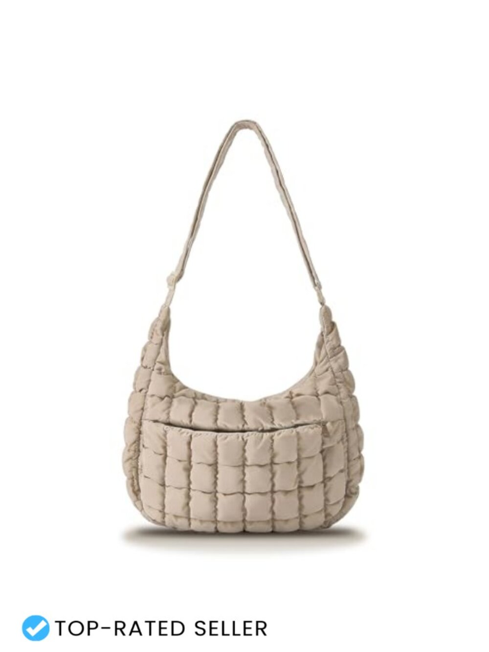 Quilted Puffer Crossbody Bag Lightweight Shoulder Handbag Everyday